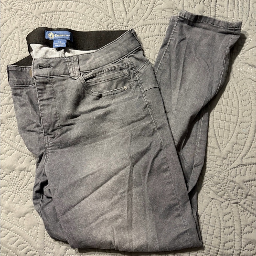 Democracy Women’s Skinny Gray Jeans
